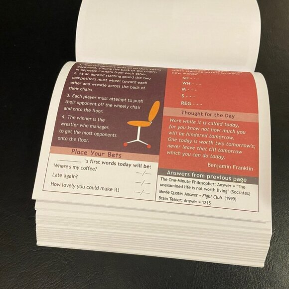 ⭐4 FOR $20⭐ The Ultimate Office Olympics Puzzle & Games Book - NEW - Picture 4 of 5